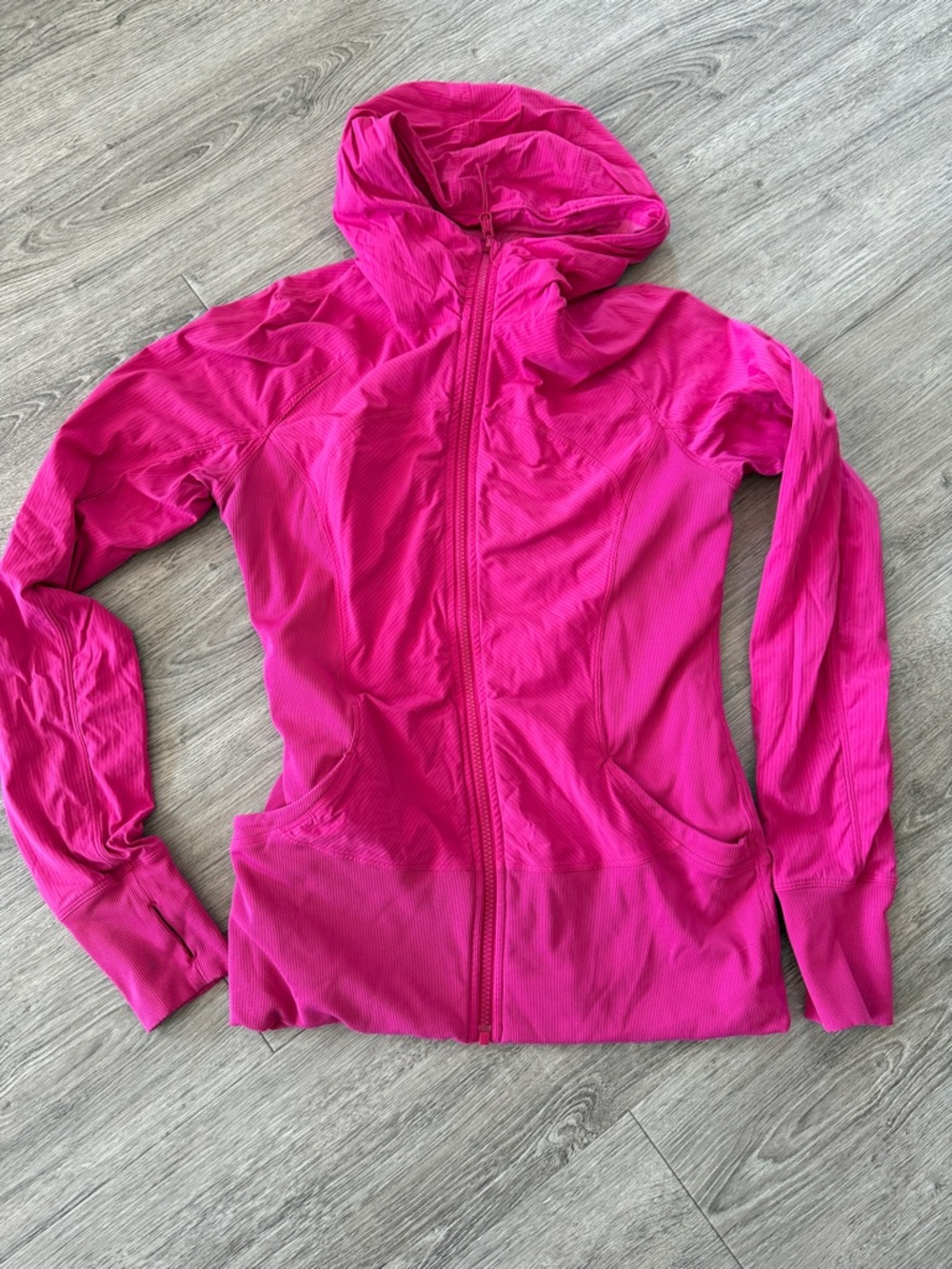 Lululemon Women's Hot Pink Hooded Zip Jacket